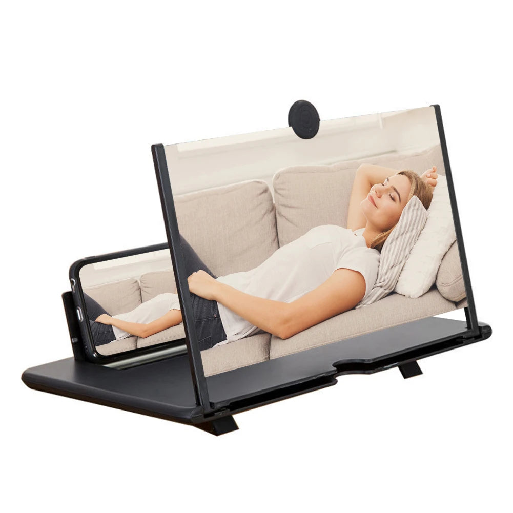 Amplificateur d'Écran 3D 14 Pouces - Loupe Vidéo HD pour Smartphone